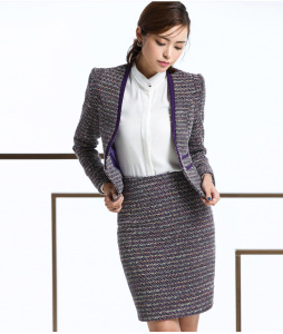 Fashionable Style Office Lady Skirt Suit, modern Women Pencil Skirt Suit.