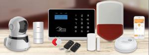 New Wireless Smart Home GSM and WiFi Intruder Alarm System with APP and RFID